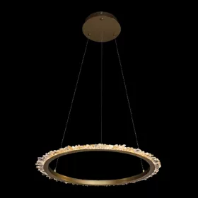 Lampa wisząca LED CORONA 34 W 3000 K 660 mm, złota, złota