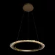 Lampa wisząca LED CORONA 34 W 3000 K 660 mm, złota, złota
