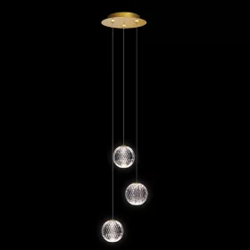 DIAMOND LED PENDANT 12W 3000K, ZŁOTY