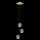 DIAMOND LED PENDANT 12W 3000K, ZŁOTY