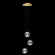 DIAMOND LED PENDANT 12W 3000K, ZŁOTY