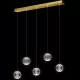 DIAMOND LED MEDALLION 21 W 3000 K, ZŁOTY