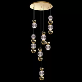 DIAMOND LED MEDALLION 28 W 3000 K, ZŁOTY