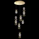 DIAMOND LED MEDALLION 28 W 3000 K, ZŁOTY