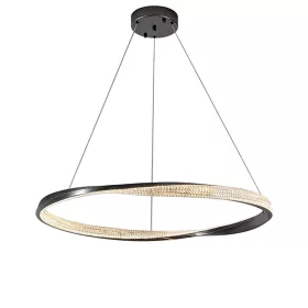 Lampa wisząca LED ERICA 63 W 3000 K, CZARNA