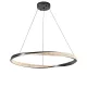 Lampa wisząca LED ERICA 63 W 3000 K, CZARNA