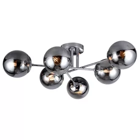 ŻYRANDOL ERMINA 6XE14 CHROM/SZKŁO
