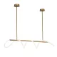 Lampa wisząca LED FELIPE 65 W 3000 K, miedź