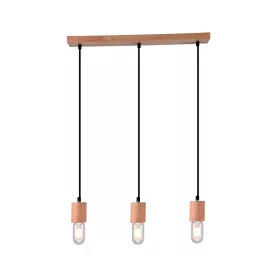 Lampa wisząca FIONA 3XE27 DREWNO
