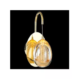 LAMPKA ŚCIENNA LED GOLDEN EGG 4,8 W 3000 K, ZŁOTA