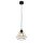 HEIDI PENDANT 1xE27 CZARNY