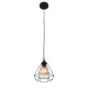 HEIDI PENDANT 1xE27 CZARNY