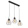 Lampa wisząca HEIDI 3XE27 CZARNA