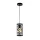 JANIS-1A LAMPY WISZĄCE 1XE27 CZARNE D130MM
