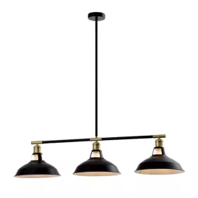 Lampa wisząca JEMMA 3XE27 CZARNA/ZŁOTA