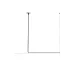 JULIO LAMPY WISZĄCE LED 38 W 4000 K 1000 MM, CZARNE