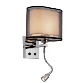 MERY LAMPKA ŚCIENNA 1XE27 +1WLED 4000K CHROM