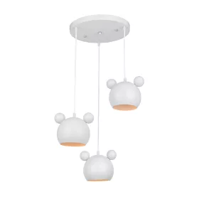 Lampa wisząca MICKEY 3XE27 BIAŁA