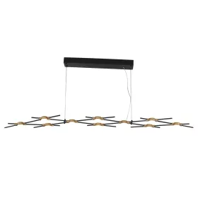 MODULARNA LAMPKA MEDALIONOWA LED 24 W 3000 K, CZARNO-ZŁOTA