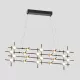 MODULARNA LAMPY PENDANT LED 48W 3000K, CZARNA+ZŁOTA
