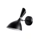 Lampa ścienna MORGAN 1XE14 CZARNA