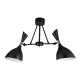 Lampa sufitowa MORGAN 2XE14 CZARNA