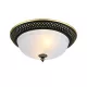 Lampa sufitowa PETRA M 2XE27 380 mm CZARNA