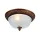 Lampa sufitowa PETRA M 2XE27 380 mm BRĄZOWA