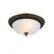 Lampa sufitowa PETRA S 2XE27 320 mm CZARNA