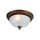 Lampa sufitowa PETRA S 2XE27 320 mm BRĄZOWA