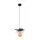 ROBBY SUSPENSION 1ХЕ27 CZARNY/BIAŁY