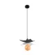 ROBBY SUSPENSION 1ХЕ27 CZARNY/BIAŁY