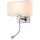 ROSA LAMPKA ŚCIENNA LED 3W 4000K + 1XE27, CHROM