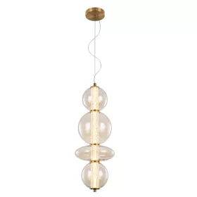 SPLENDOR MEDALION LED 18W 3000K, MOSIĄDZ + SZKŁO KOGNACKIE