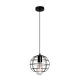 TARA PENDANT 1XE27 CZARNY
