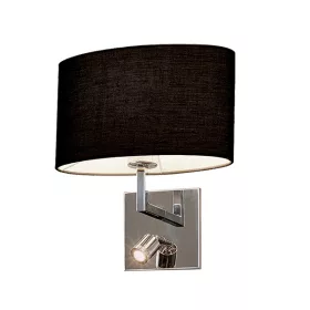 TOMY LAMPKA ŚCIENNA 1XE27 +1WLED 4000K SZARA