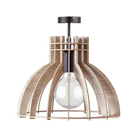 WOODY-4 LAMPY WISZĄCE 1XE27 CZARNE/DREWNO
