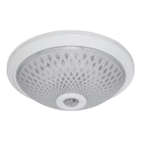 LAMPKA SUFITOWA LED Z CZUJNIKIEM RUCHU 2XE27 D300mm BIAŁA