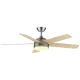 EL-1245 ŻYRANDOL LED Z WENTYLATOREM 20 W CHROM/DREWNO
