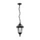 STEVEN LAMP HANGING 1XE27 CZARNY IP44