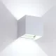Lampa ścienna LED narożna 2x5W 4000K IP54 biała