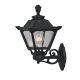 Lampa ogrodowa GOLIA 1XE27 IP55 CZARNA