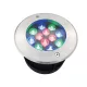 LEDOWE OŚWIETLENIE PODWODNE 12 W RGB, IP68, Z PILOTEM