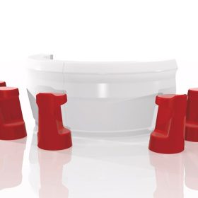 LED ZAKRZYWIONY BAR MALLORCA IP65 ZIMNA BIAŁA