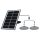 SOLARNA LAMPKA PENDANTOWA LED 2X5W IP65, CZARNA