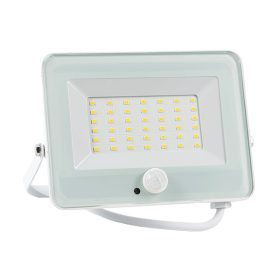 VEGA30 SLIM 30W LED FLOODLIGHT Z CZUJNIKIEM 3000K BIAŁY