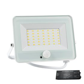   VEGA30 SLIM 30W LED FLOODLIGHT + SEN 3000K WH+ZESTAW AWARYJNY
