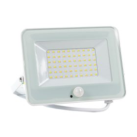 VEGA50 SLIM 50W LED FLOODLIGHT Z CZUJNIKIEM 3000K BIAŁY