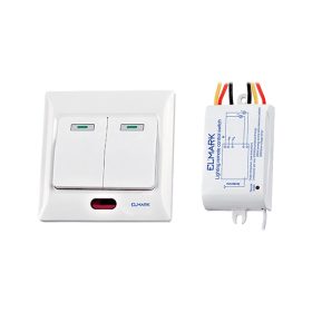 PRZEŁĄCZNIK Z PILOTEM RF DWUKANAŁOWY