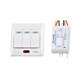 PRZEŁĄCZNIK Z PILOTEM RF TRZY KANAŁY